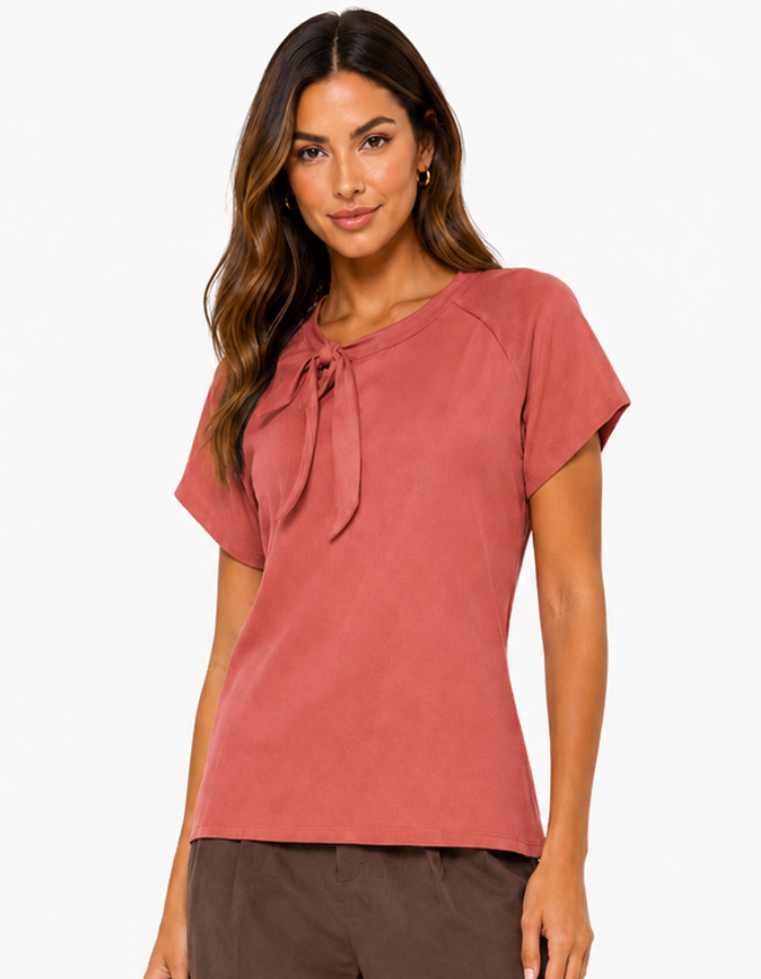 Blusa Visco lycra Coral - Tamanho M